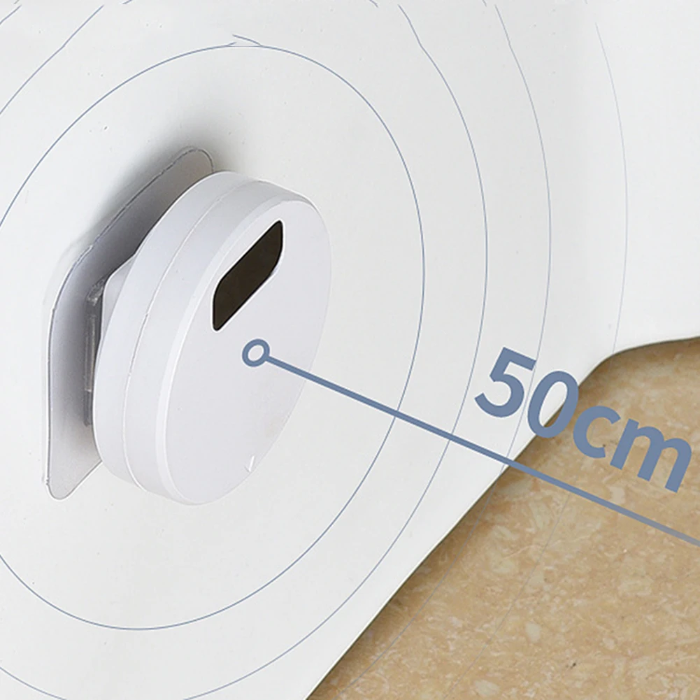 Toilets Flush Button Non-Contact Intelligent Toilets Flush Button Splash-proof with Wireless Transmitter for Home Hotel Bathroom