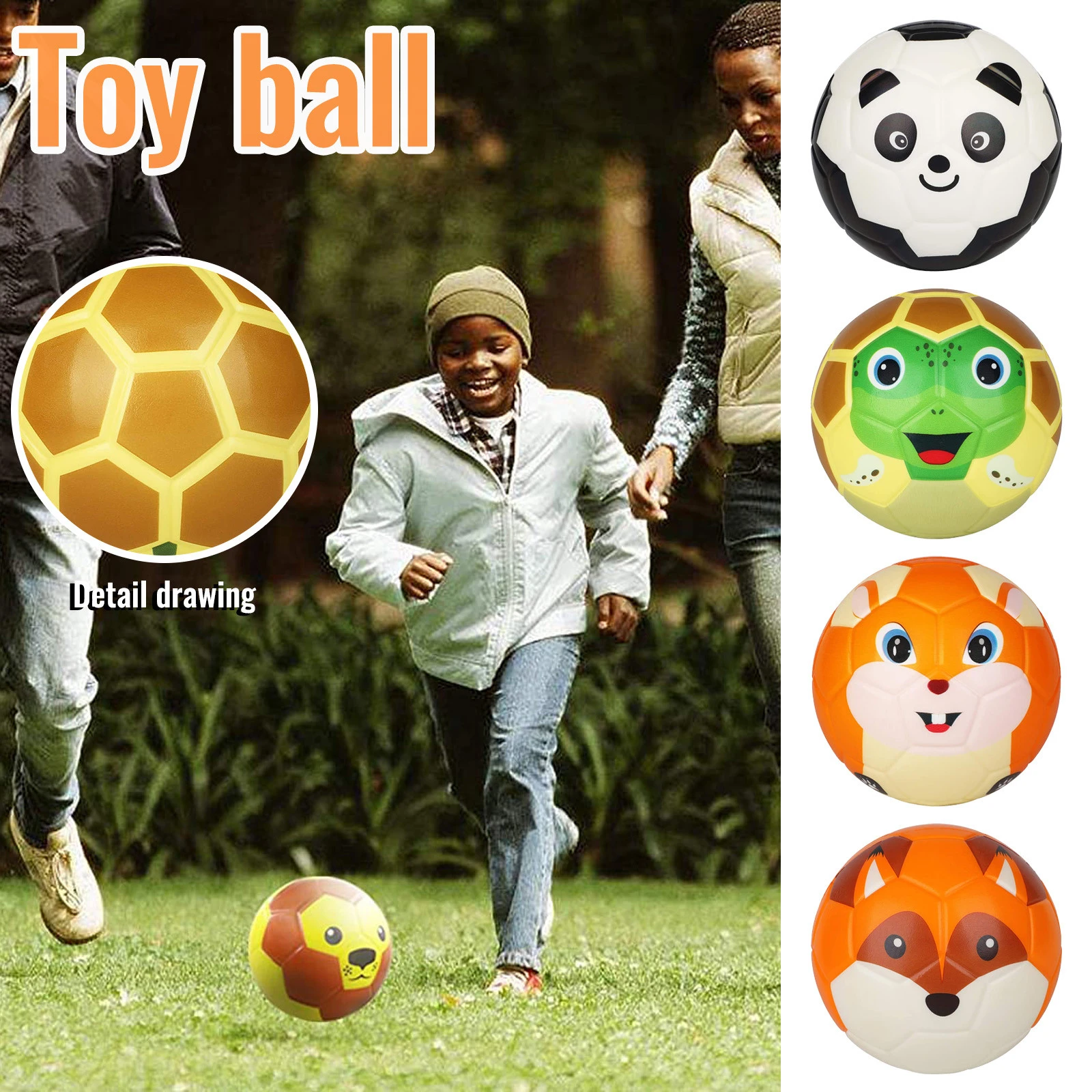 deelnemen Het hoe Voetbal Kinderen Speelgoed Bal Schuim Spons Effen Indoor Bal Schattige Dier  Schuimbal Voor Kinderen Baby Kinderen Geschenken Игрушки Dropshipping| | -  AliExpress