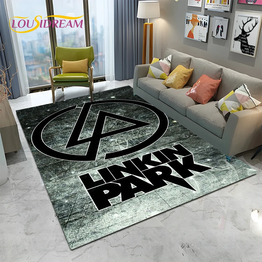 3D Ретро Рок-Группа L-Linkin искусственный ковер для дома, гостиной, спальни, дивана, Декор, детский коврик, нескользящий напольный коврик (art.: 3920c38856ad4) - 3920c38856ad4