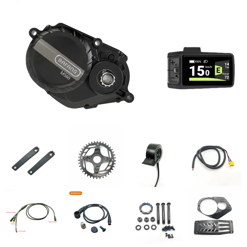 Bafang M560 500W G5300 Mid Motor 140N. M Torque Motor Electric Bike Modified Power-assist Bike DPC245 DPC18 DPEC010 Display