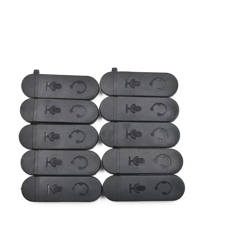 10PCS/Lot Walkie Talkie Dust Cover Of Programming Connector for Motorola DEP450 XIR P3688 CP200d Portable Radio 10pcs ptt button lock and ptt rubber key for motorola xir p3688 dep450 dp1400 etc radio walkie talkie repair kits