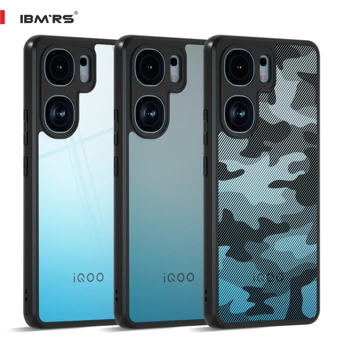Camo Frosted Transparent Shockproof Protective Phone Case