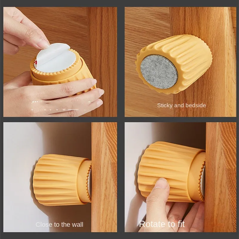 2Pcs Adjustable Bed stabilizer Headboard stoppers Bed Frame Anti-Shake Tool Cabinets Sofa Fixer Furniture Leg Feet Increased Pad