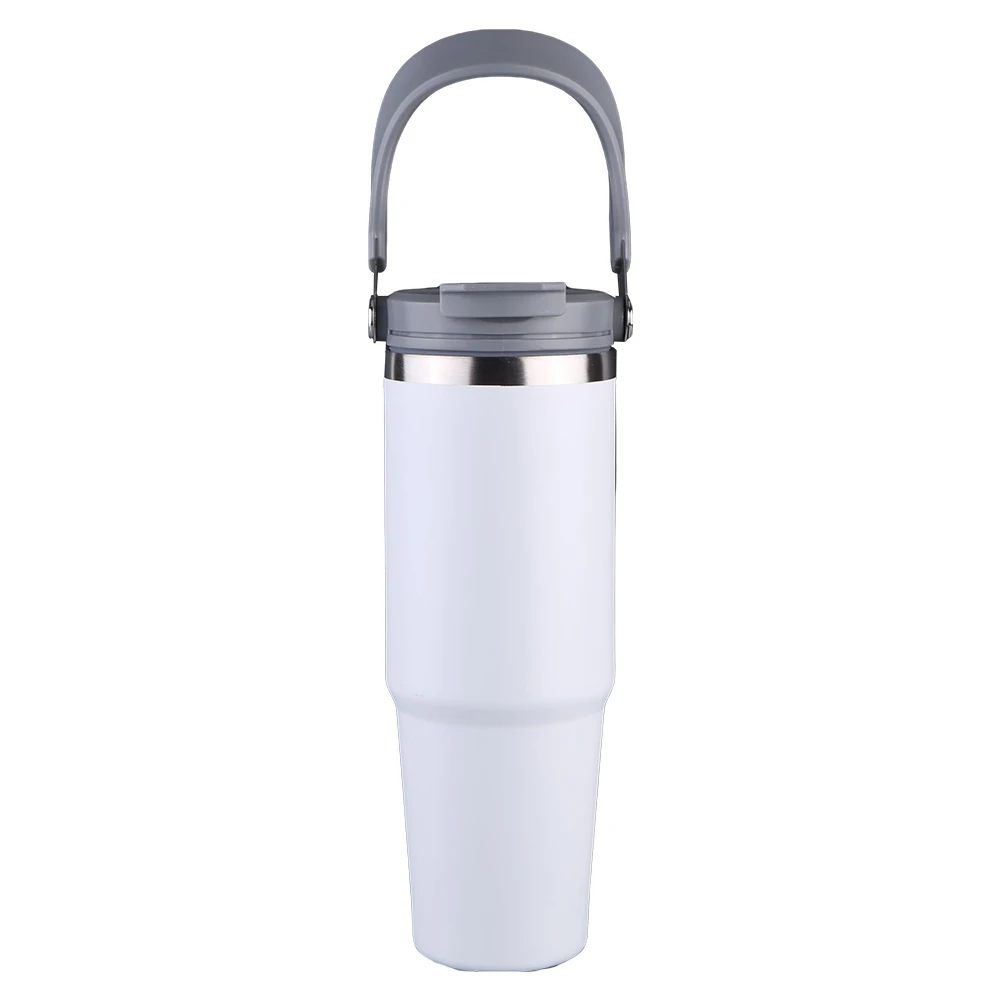 Stainless Steel Vacuum Insulated Cup with Handle for Hot Cold Beverages