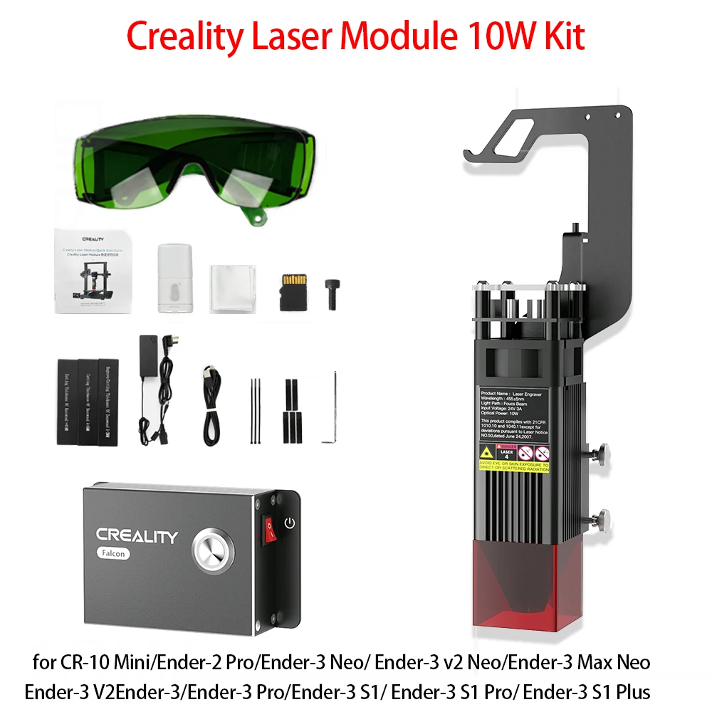 レーザーモジュール本体 5W　彫刻 加工 CREALITY Creality レーザー彫刻モジュールキット 10W 5W 1.6W 0.06mm 高精度 3D