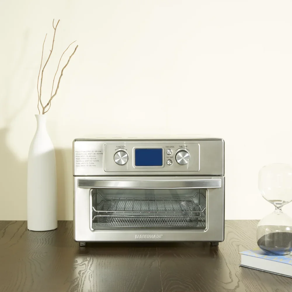 Air Fryer Toaster Oven, Stainless Steel, Countertop Pizza Oven Outdoor