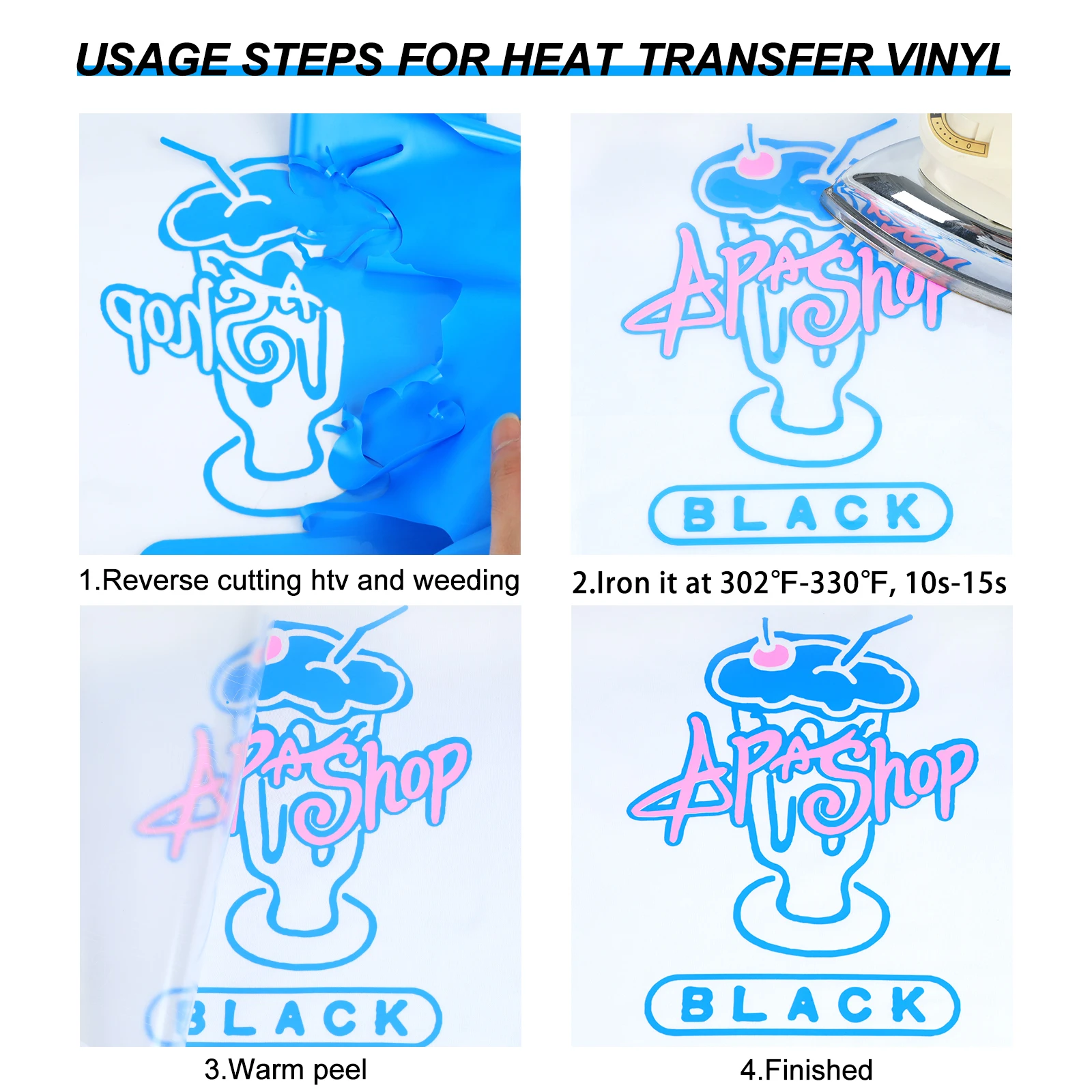 Versatile Heat Transfer Vinyl for DIY Custom T-Shirt Creations