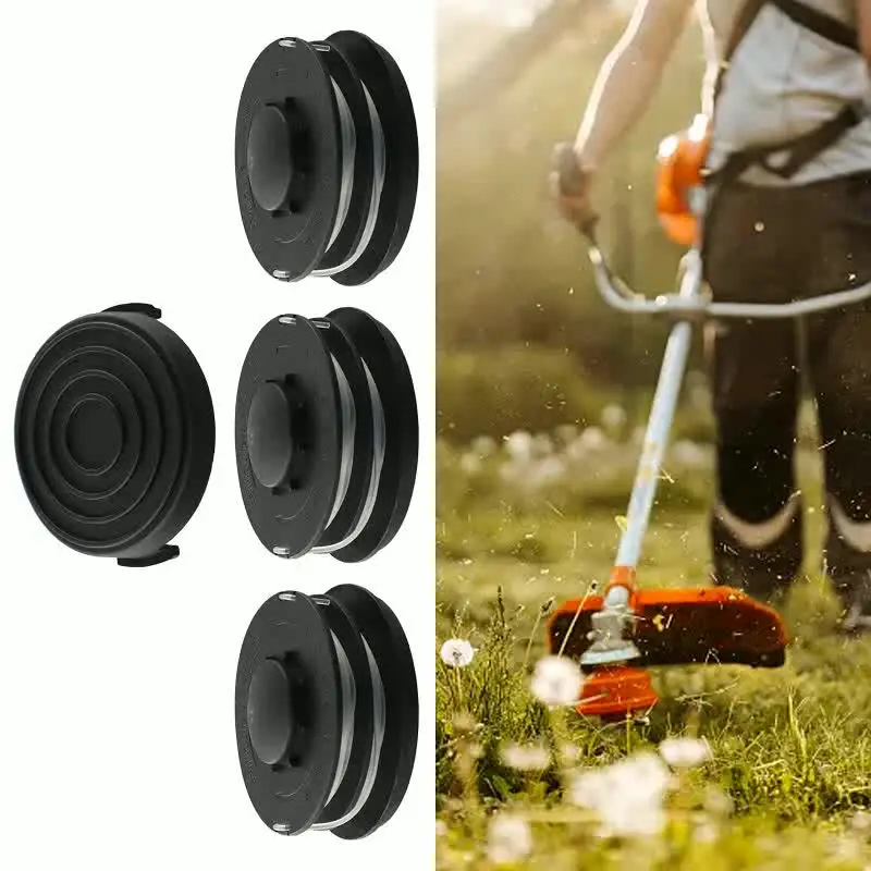 Bobinas De Repuesto Para Desbrozadora Black & Decker - Pack De 6, Compatible Con Modelos GL7033, GL8033, GL9035