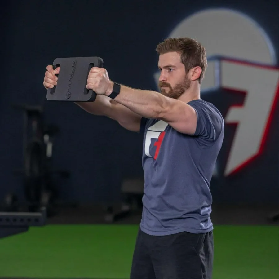 Cast Iron Ruck Weight Plate, Backpack Weight Training, Single Wide Handle, Round Corners Smooth Edges, Ideal for Resistance Trai