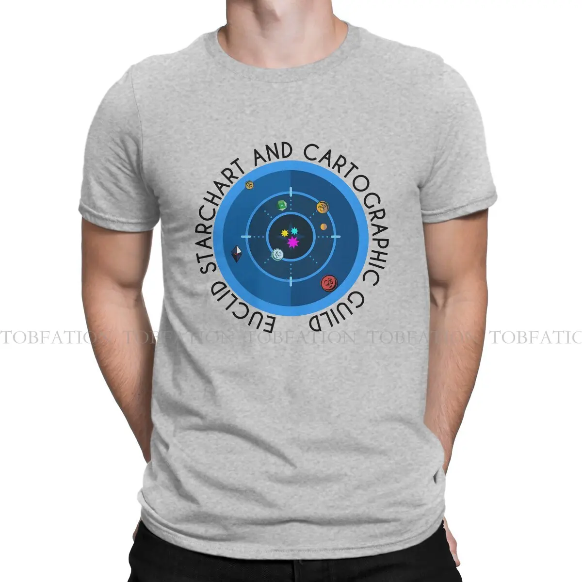 Euclid O Neck Tshirt No Man'S Sky Game T-Shirt Basic In Puro Cotone Abbigliamento Uomo Vendita Calda