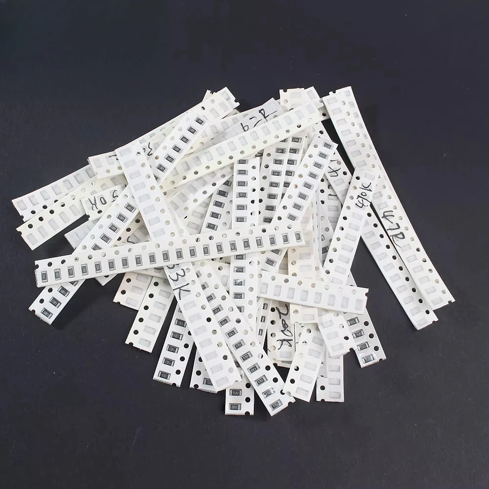 SMD Resistor Kit 0603 0805 1206 1% Resistance Assorted Kit 1 Ohm-1M Ohm Chip Resistors 660PCS