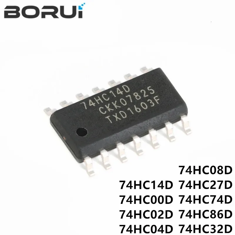 

74HC14D 74HC14 SOP SN74HC14DR SOP-14 74HC00D 74HC02D 74HC04D 74HC04 74HC08D 74HC08 74HC27D 74HC74D 74HC32D 74HC86D, 10 шт.