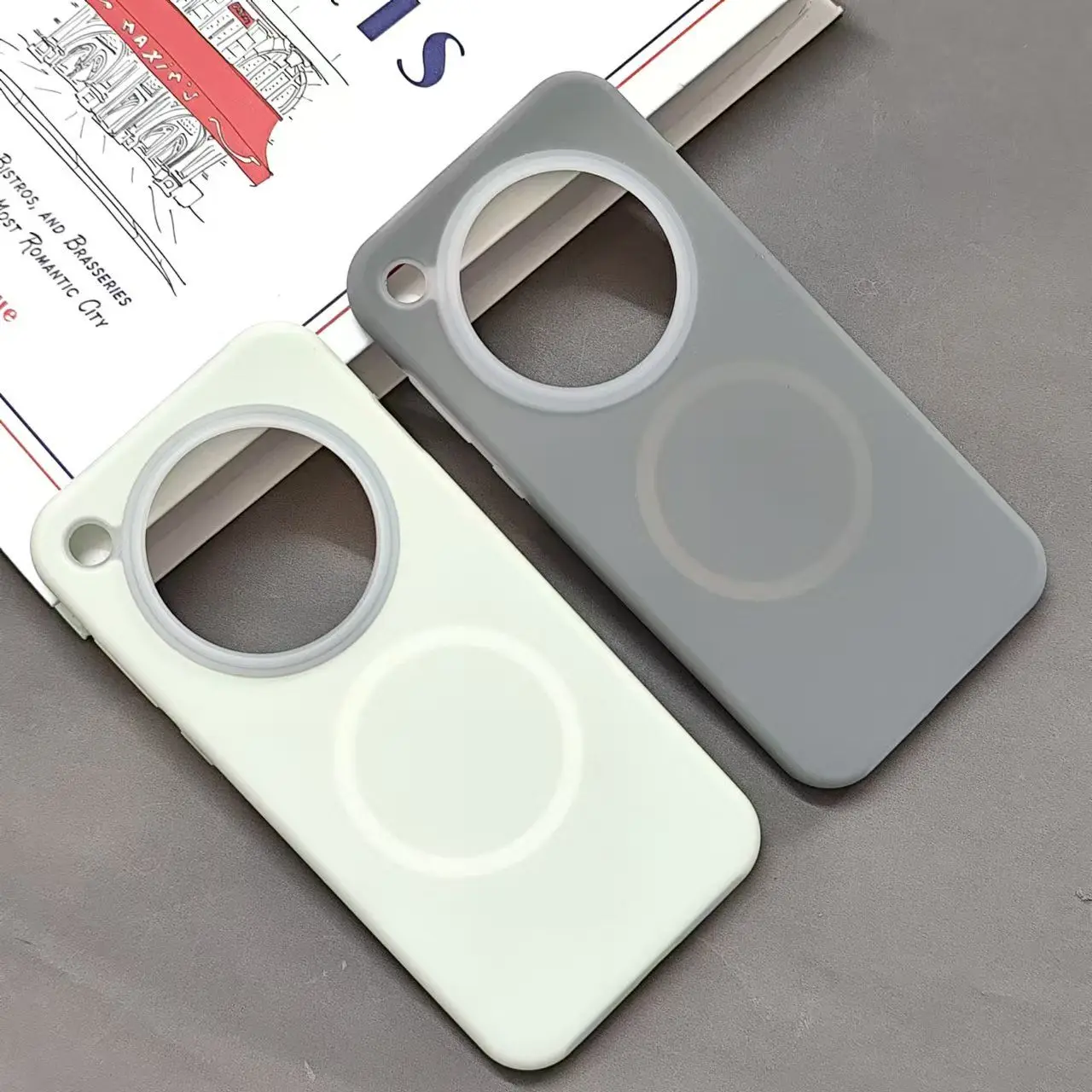 Soft Liquid Silicone MagSafe-Compatible Protective Case for Huawei Honor Magic Series