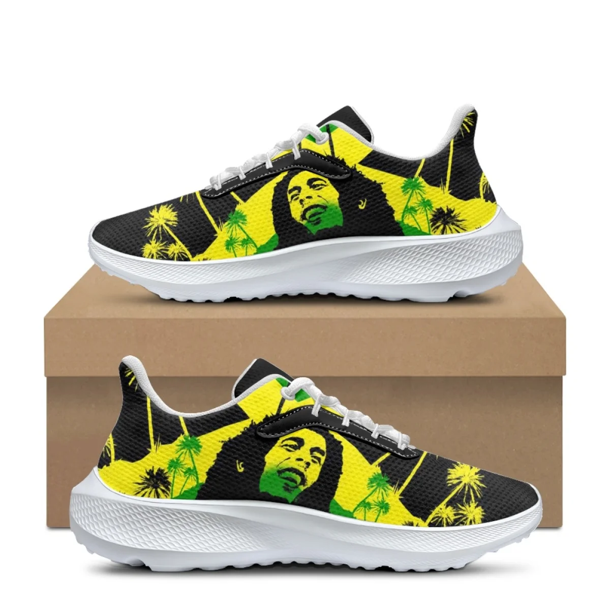 Bob-Marley Sneakers Women Flats Autumn Hip Hop Singer Brand Designer Unisex Breathable Running Shoes for Outdoor Gym Athletic