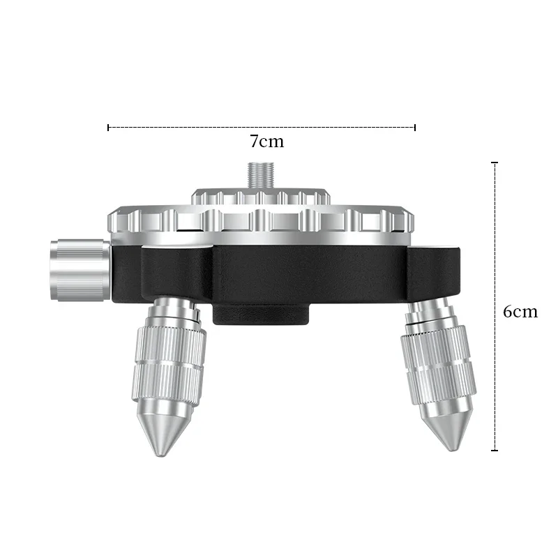 Laser Level Adjustable Rotation 12/16 Lines Metal Tripod Bracket 360&deg; Rotation Base Tripod