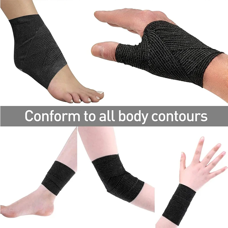 5pcs Tattoo Grip Tape Bandage Cover Wraps Nonwoven Waterproof Self Adhesive Finger Protection Tattoo Accessories