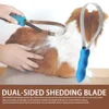 Variable Pet Horse Metal Sweat Scraper Dog Hair Shedding Blade Brush Horse Grooming Tool for Cleaning Deshedding Hair Care Tool 2