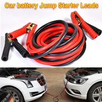 3/4M Extended Thickened Car Battery Jumper Cable Double Headed Starter Lead with Clamp Boost Cable Line for Vehicle