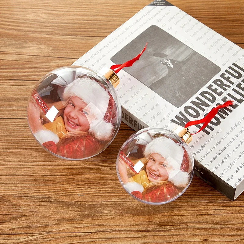 Christmas Photo Ball Pendant DIY Tree Hanging Decorations christmas decorations