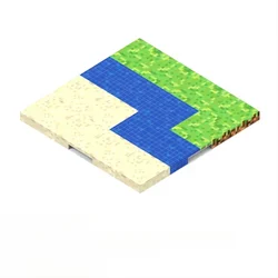 Magnetic Base Plate Set for Creative Building Adventures - Perfect Gift for Kids (BeachRiverLawn)
