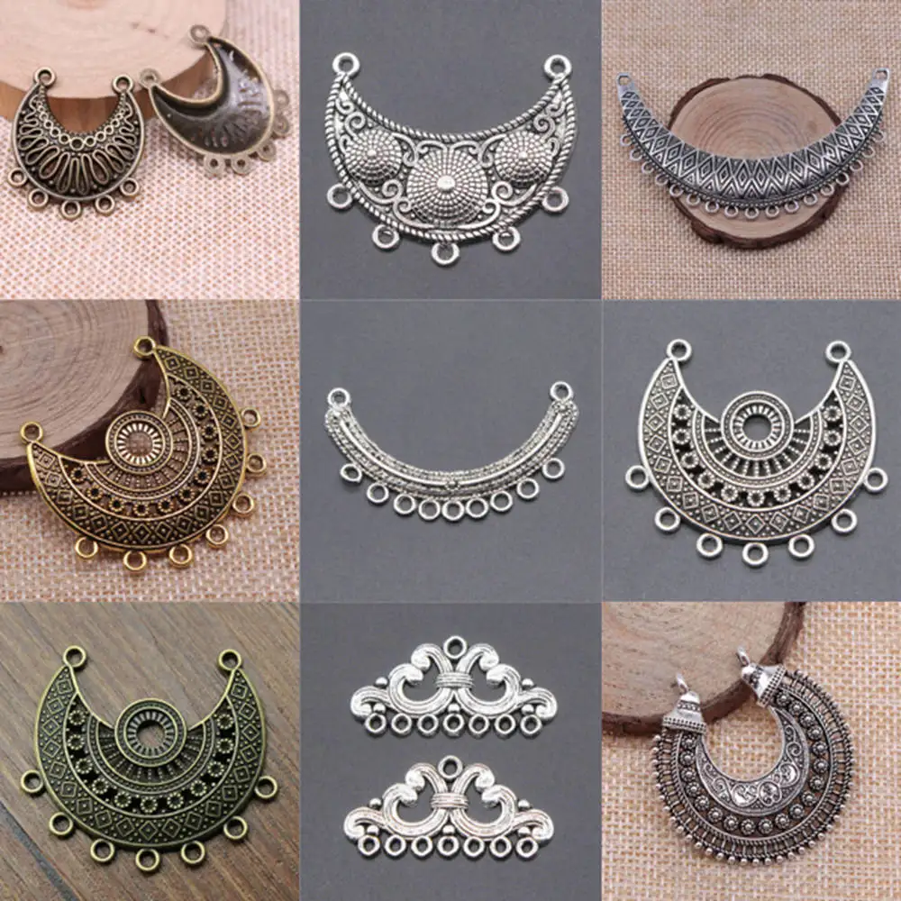 

Crafts Components Necklace Connector Couple Pendants Accessories For Jewelry