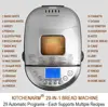 Machine with Gluten Free Setting 2LB 1.5LB 1LB Bread Maker Machine with Homemade Cycle - Stainles 2