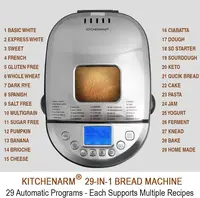Machine with Gluten Free Setting 2LB 1.5LB 1LB Bread Maker Machine with Homemade Cycle - Stainles 2