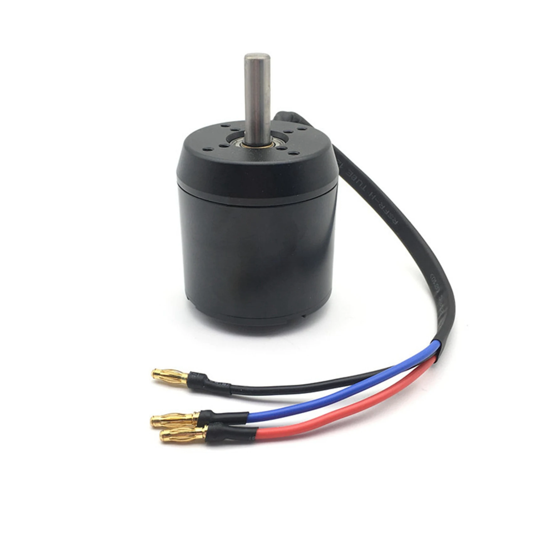Lot de deux moteurs sans balais 6374 170KV 2800W pour trottinette électrique, côte à côte sur une surface métallique.