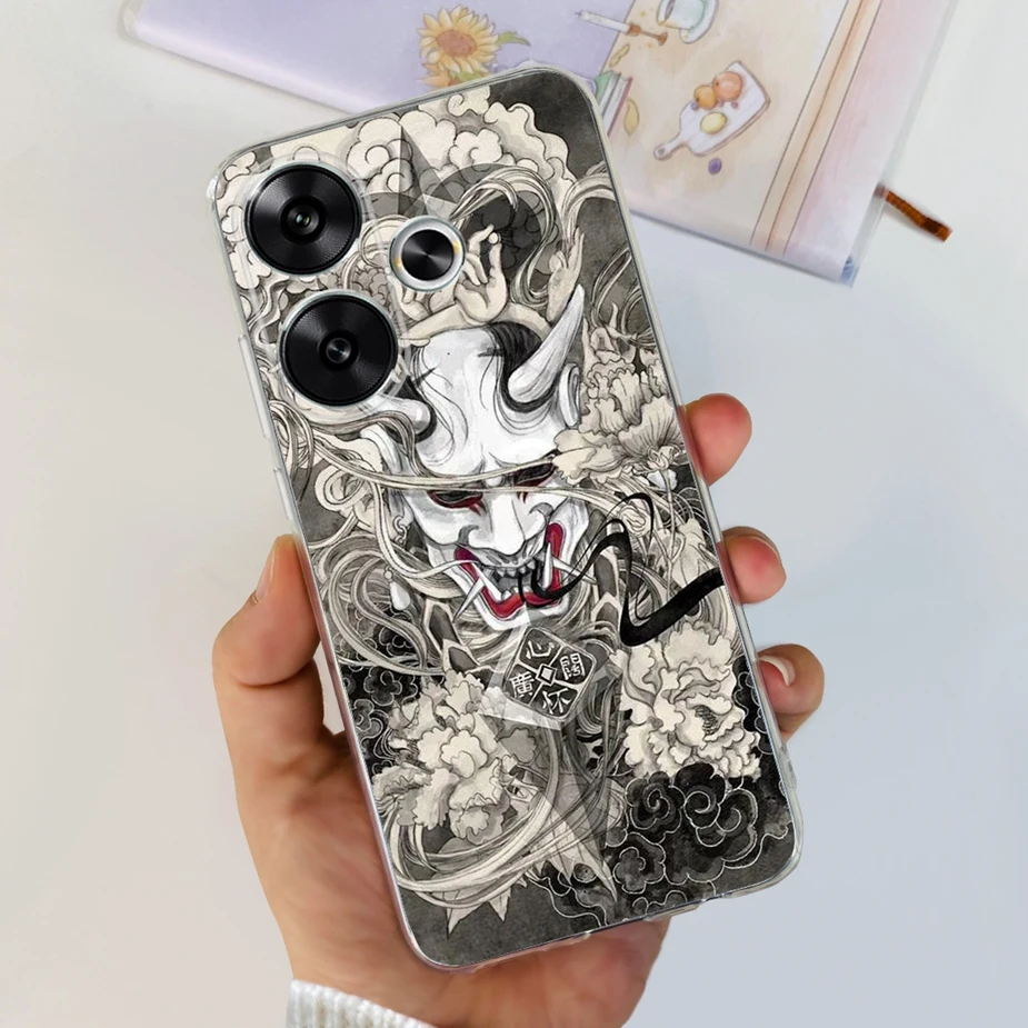 Cute Painted Soft Silicone Phone Case Cover