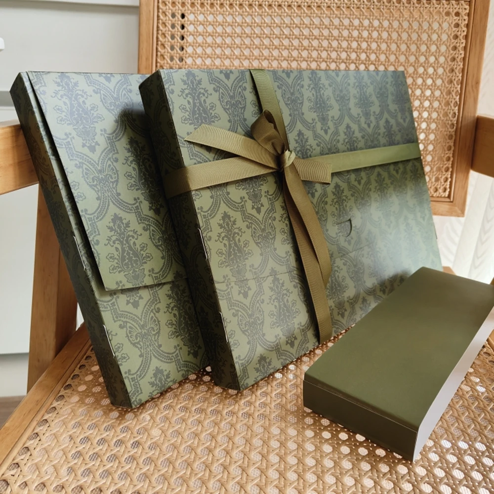 Eco-Friendly Foldable Cardboard Gift Boxes – Blank Garment Packaging for T-Shirts, Clot... - SKU FCG09011 - UGI Packaging