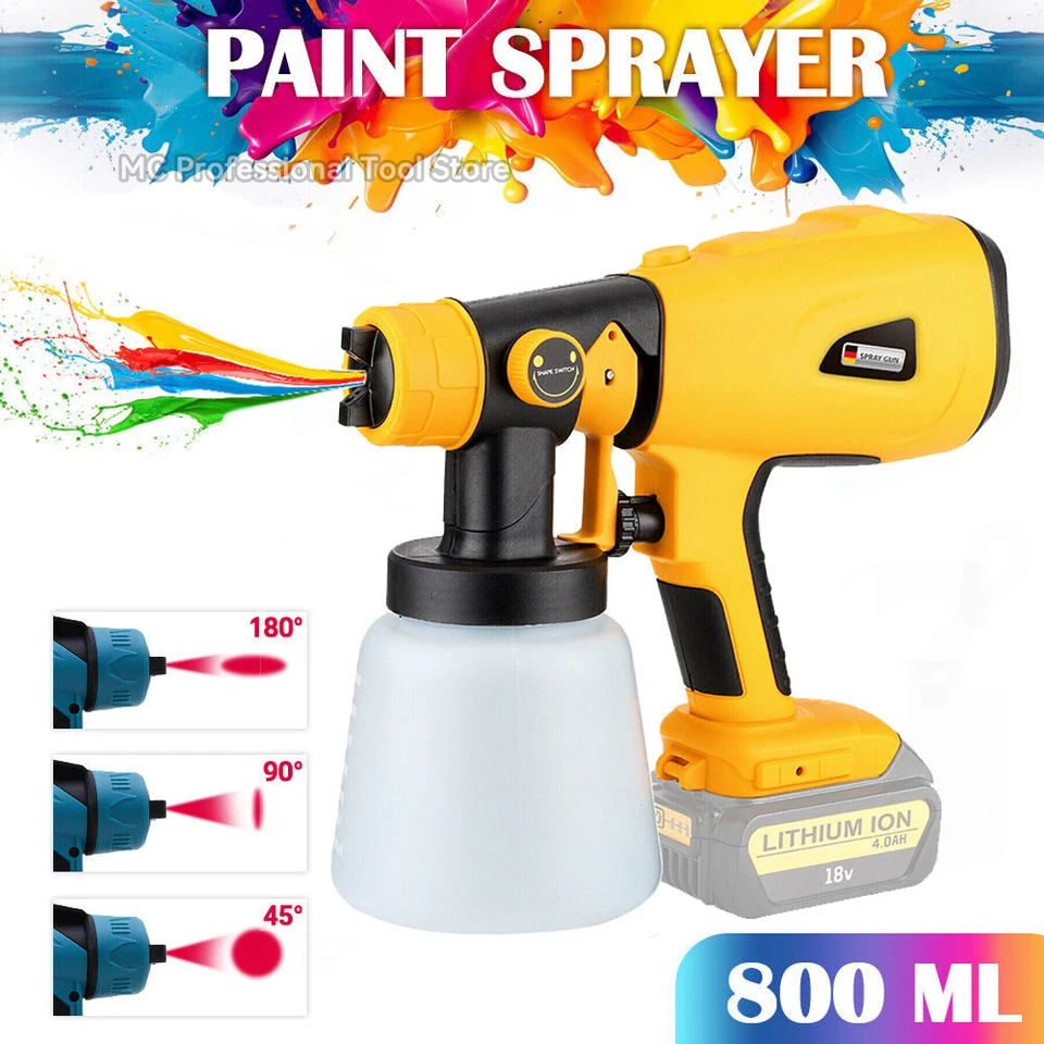 Pistolet à Peinture 550W,80 DIN-S Pulvérisateur De Peinture Électrique