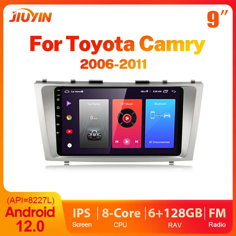 

9" 4G+WiFi Android 10.0 Car Radio Multimedia Video Player For Toyota Camry 7 XV 40 50 2006-2011 Navigation GPS Head Unit