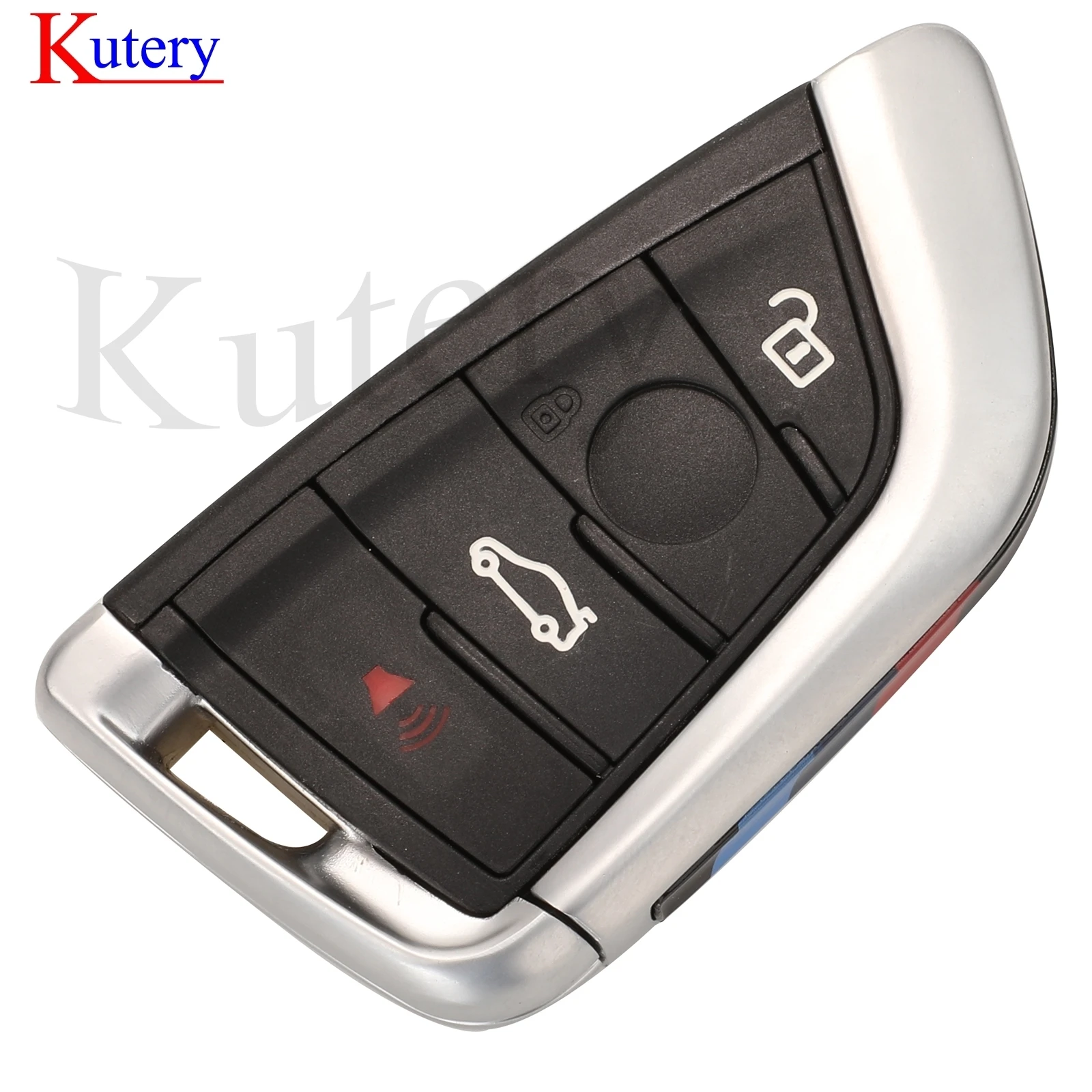 jingyuqin 3/4 Button Smart Car Remote Keyless Entry Key Shell Case For BMW X5 F15 1 2 5 7 Series X1 X6 F16 G30 G11 F48 F39 Key