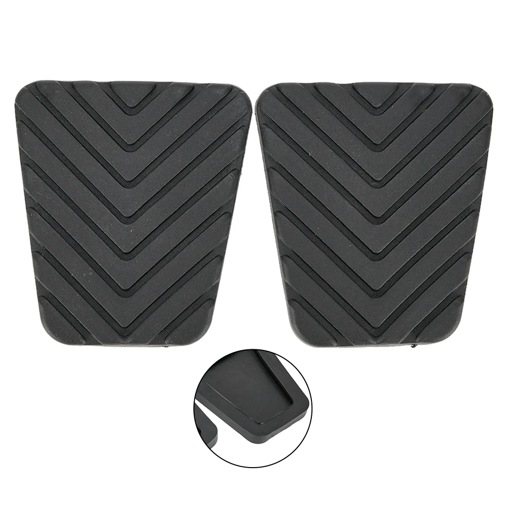 Clutch Pedal Cushion Pedal Pad Accessories Cover Pair Parts Replacement Rubber Vehicle 2pcs 32825-36000 6.3*5.6*1.1cm