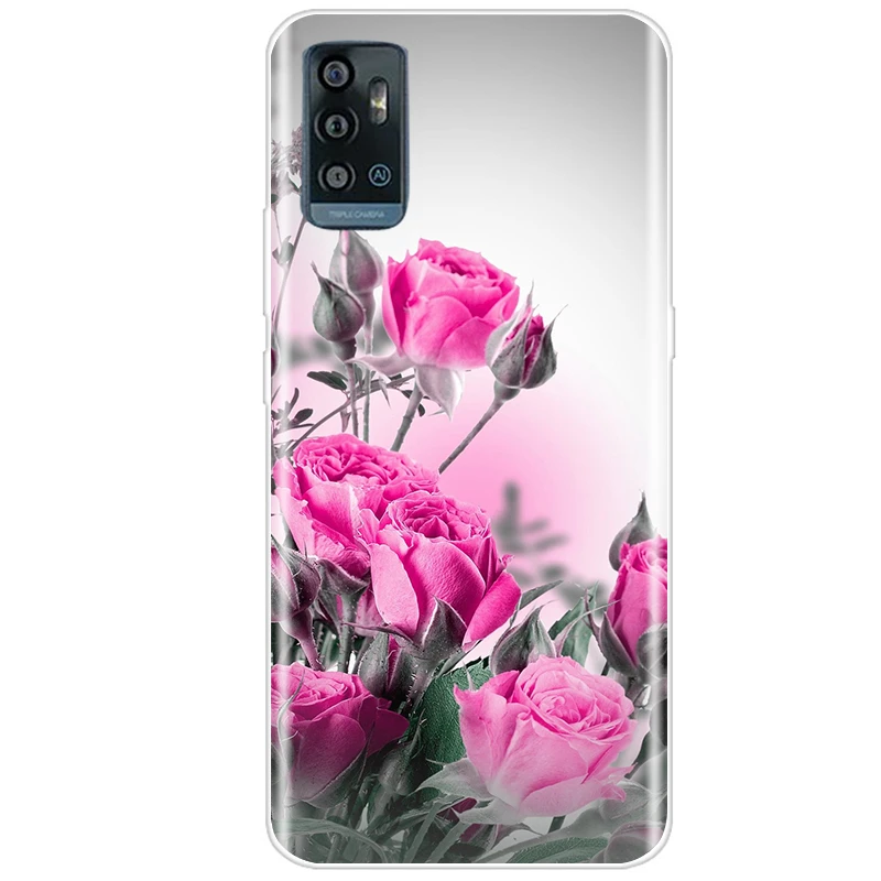 For ZTE Blade A71 Case A7030 Soft TPU Silicone Bumper Phone Cover for ZTE Blade A71 A51 Cases Funda for ZTE A51 2021 Coque Capa mobile pouch waterproof Cases & Covers