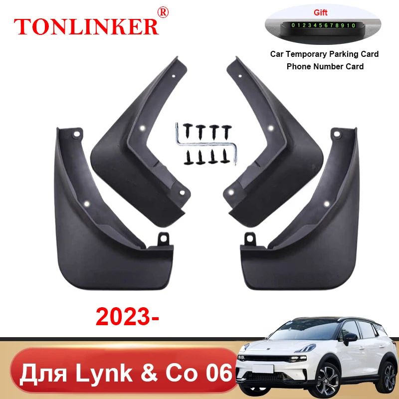 

TONLINKER Mudguard For Lynk Co 06 2023 1.5 AMT Mud Flaps Auto Front Rear Mudguards Splash Guards Fender Mudflaps Car Accesories