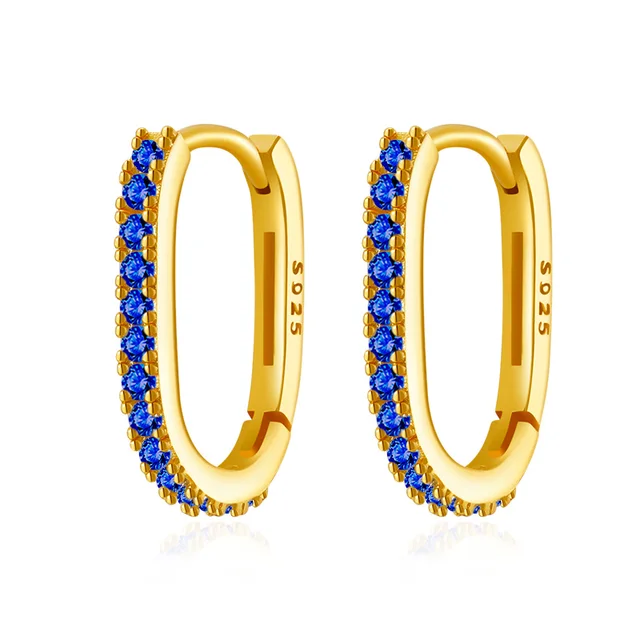 2022 Trend Gold Hoop Earrings For Women Luxury Fine Small Silver Color Huggie Earring Designer Origin Minimalism Fashion Jewelry KA159-1