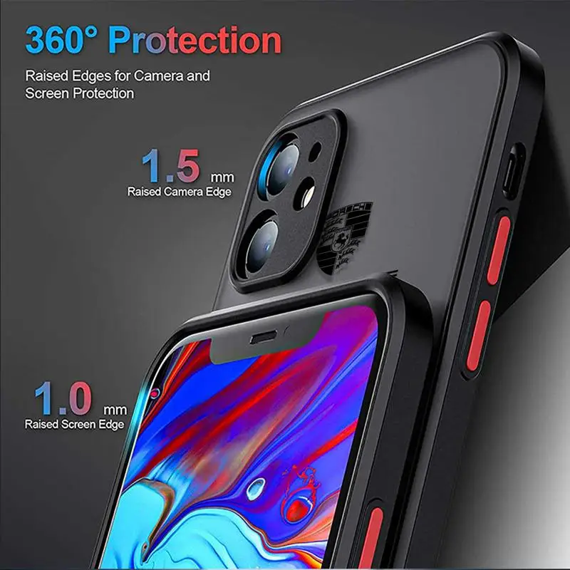 Clear Matte Phone Case for Apple iPhone 15 14 13 12 11 Pro Max 13 12 Mini XS Max XR X 7 8 6 6S Plus Sports Car 911 GT Cover