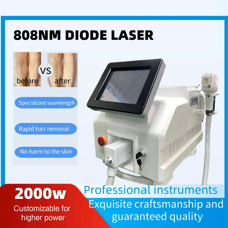 Painless ice 808Nm permanent diode laser hair removal machine Lazer Diode 755 1064 808 diode laser 808Nm hair removal laser 808nm diode laser hair removal professional machine painless air cooling permanent lazer hair removal 808 nm 1064nm epilator