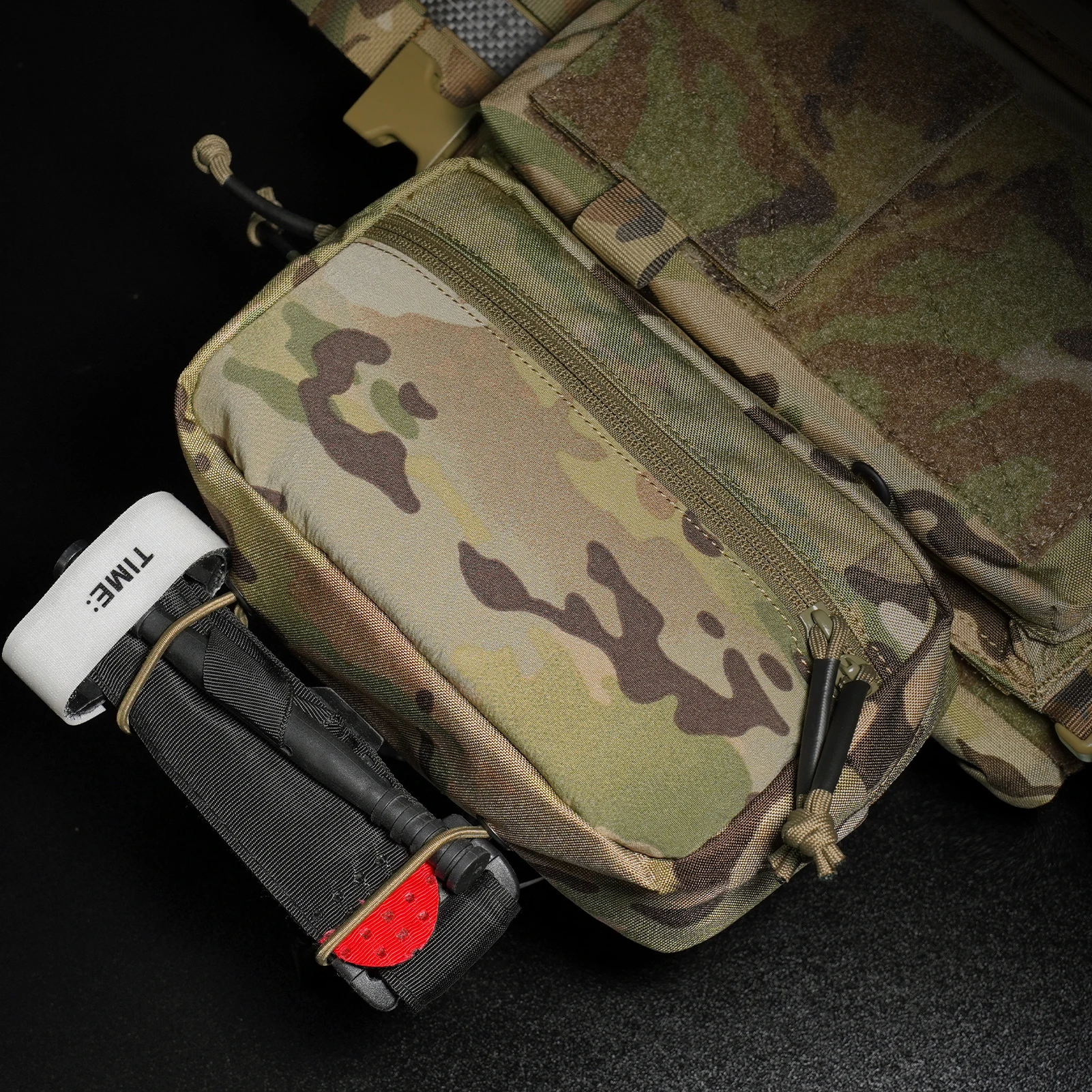 KRYDEX Tactical MK3 MK4 Chest Rig Hunting Lightweight Modular Vest with Micro Chassis SACK Pouch 5.56 7.62 M4 AK Magazine Pouch