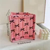 1PC Home Bow Fabric Desktop Storage Basket Placeholder Basket 5