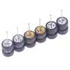 1Set 1/64 Wheels Model Car Wheels For With Rubber Tire Model Model Car Modified Parts Toys Power RefitCar Model Parts 2