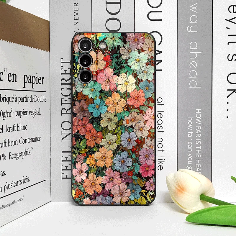 Floral Fragments Phone Case with Flowers Printing Design