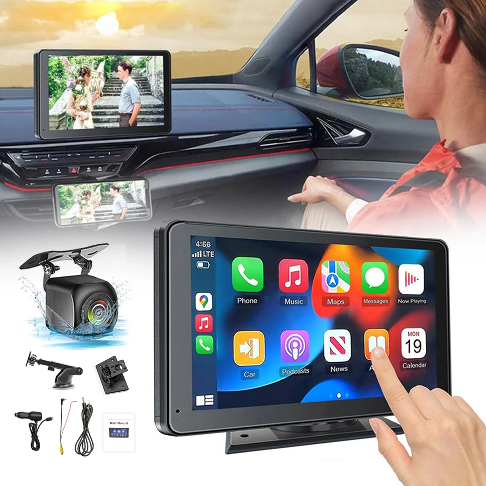 Navigator Portable Multifunctional Wireless Carplay-compatible Screen Car Plug In Car Play Auto Touchscreen Universal All Cars