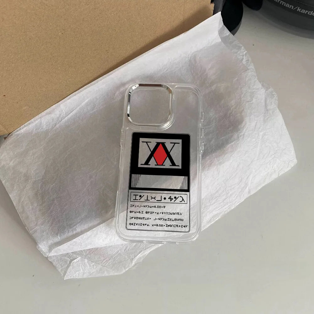 Transparent Soft Anime Hunter × Hunter Phone Case