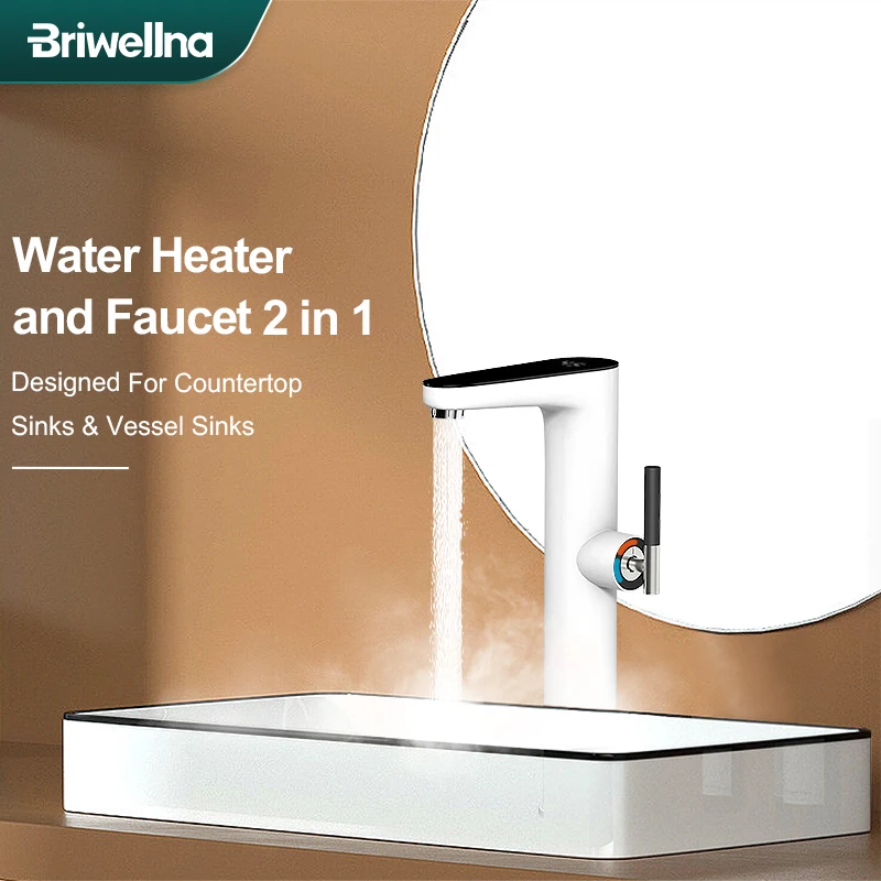 Briwellna-torneira Elétrica Instantânea do Aquecedor de Água 220v Aquecedor de Água para Bancada Aquecimento de Água para a Cozinha