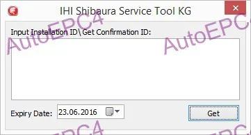 

Электронный сервис IHI Shibaura, D keygen
