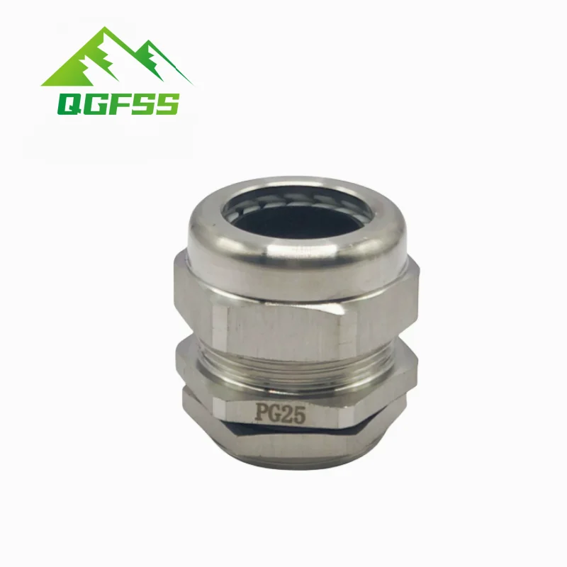Waterproof Cable Gland 304 Stainless Steel Glands IP68 PG7 PG9 M12 M16 Metal Joint PG13.5 M20*1.5 Cable Fixing Seal Joint 1Pcs cable gland