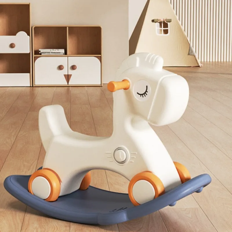 Baby Rocking Horse 2 In 1 Children's Rocking Horse Toys Yo-yo Home Fall Prevention