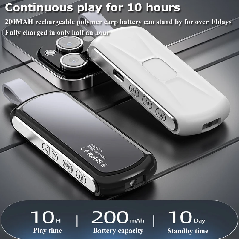 Bone Condução Bluetooth 5.2 Speaker Redução de Ruído Estéreo Music Player com Lanterna Auxílio do Sono sob Travesseiro - Image 5